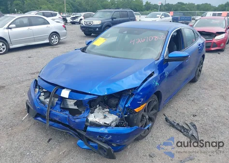 2020 Honda Civic Sport z USA, uszkodzony, nr VIN 2HGFC2F87LH569035